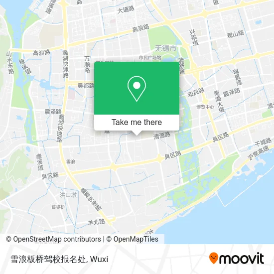 雪浪板桥驾校报名处 map
