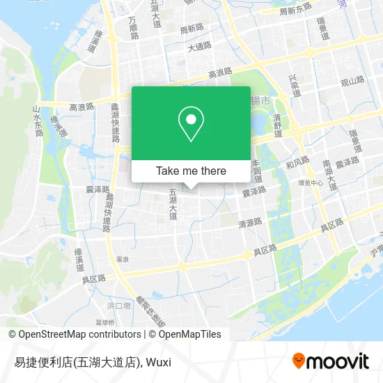 易捷便利店(五湖大道店) map