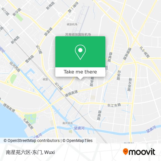 南星苑六区-东门 map
