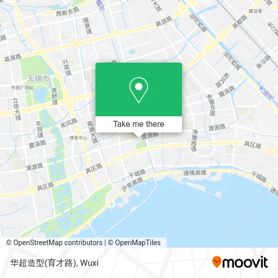 华超造型(育才路) map