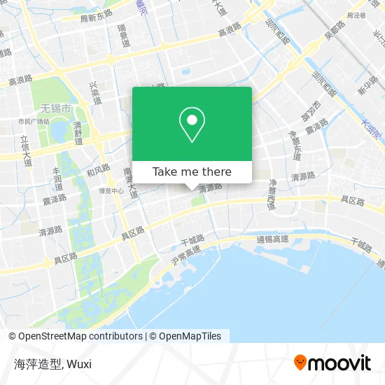 海萍造型 map