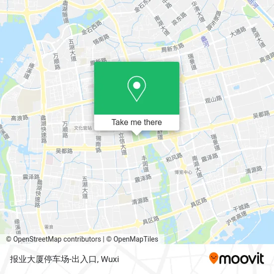 报业大厦停车场-出入口 map