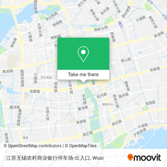 江苏无锡农村商业银行停车场-出入口 map