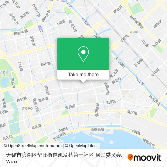无锡市滨湖区华庄街道凯发苑第一社区-居民委员会 map