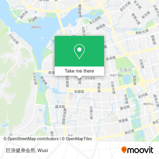 巨浪健身会所 map