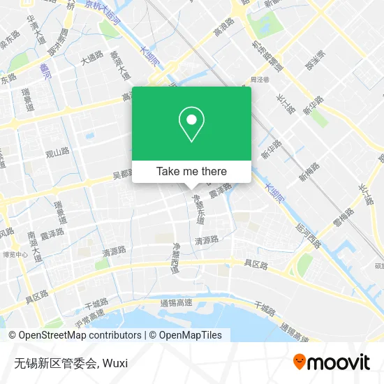 无锡新区管委会 map