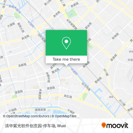 清华紫光软件创意园-停车场 map