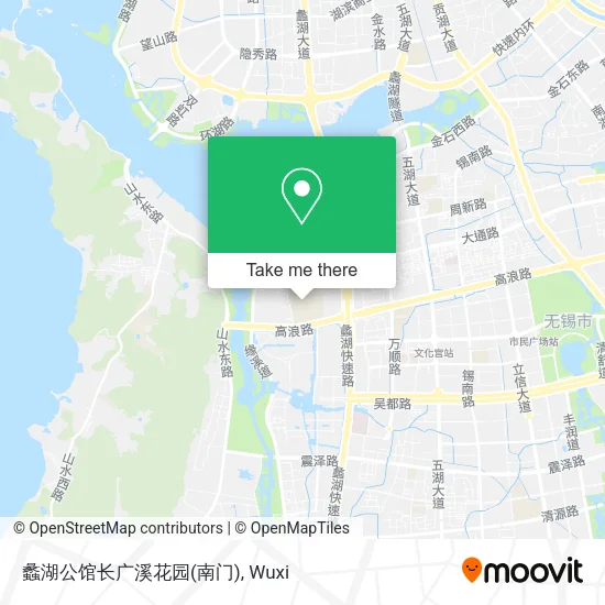 蠡湖公馆长广溪花园(南门) map
