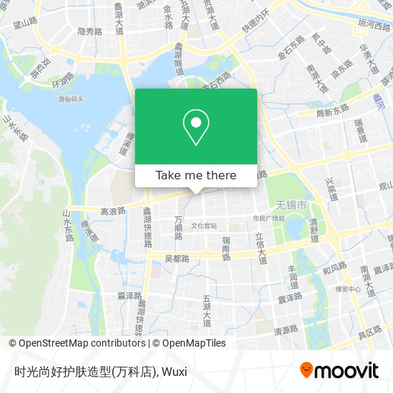 时光尚好护肤造型(万科店) map