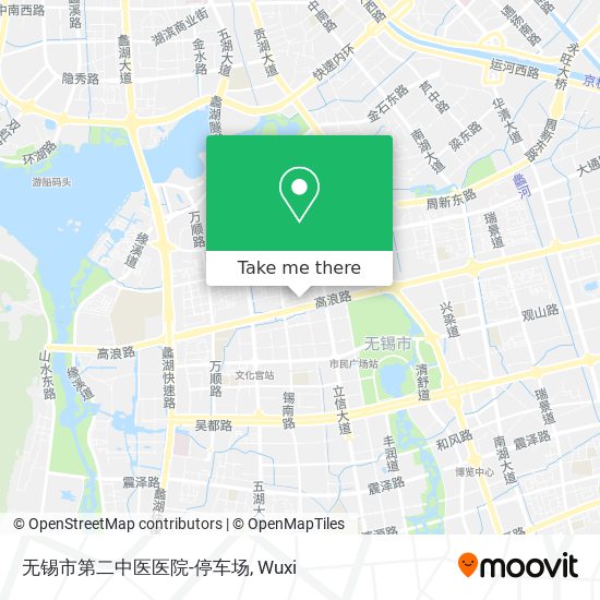无锡市第二中医医院-停车场 map