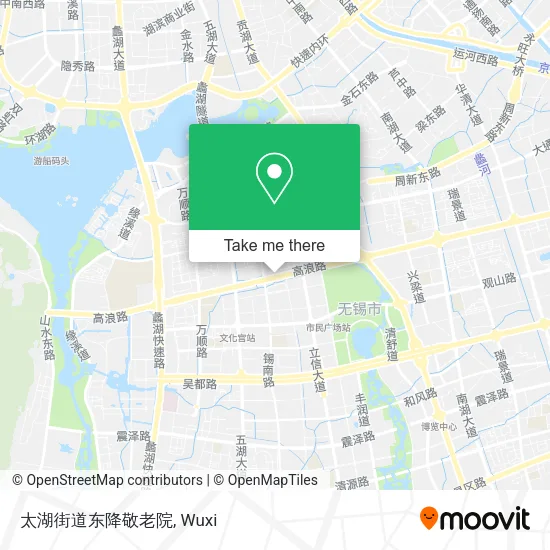 太湖街道东降敬老院 map