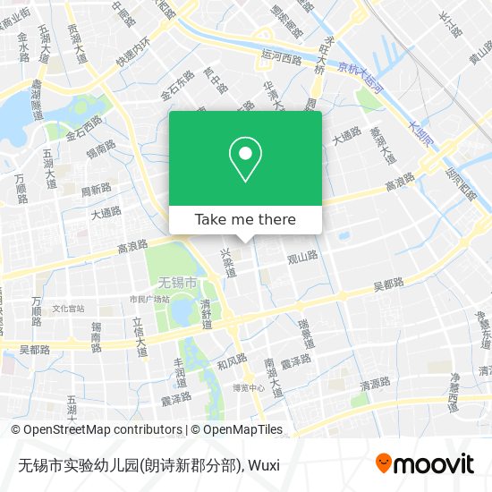 无锡市实验幼儿园(朗诗新郡分部) map