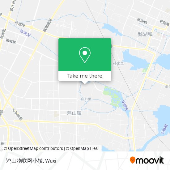 鸿山物联网小镇 map