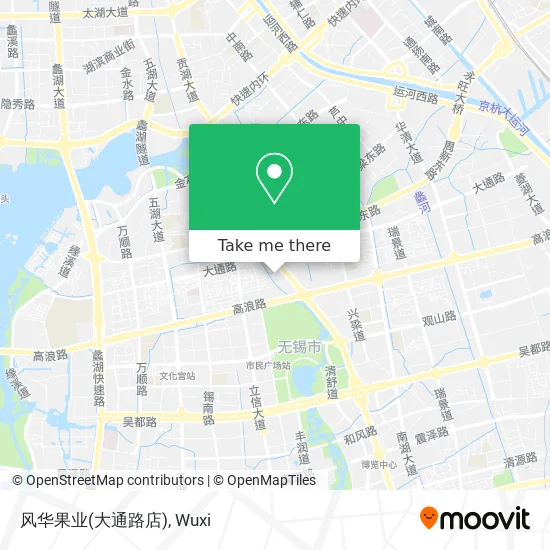 风华果业(大通路店) map