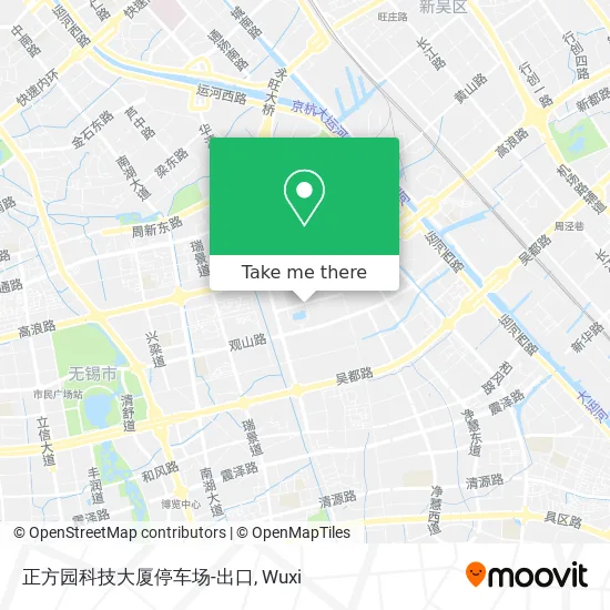 正方园科技大厦停车场-出口 map