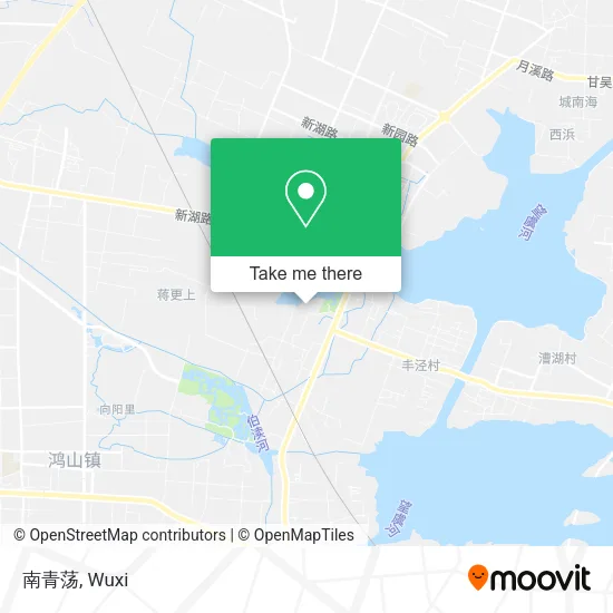 南青荡 map