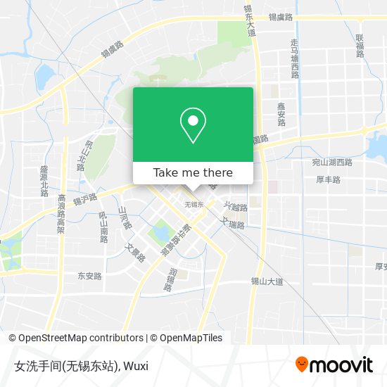 女洗手间(无锡东站) map