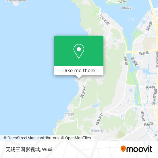 无锡三国影视城 map