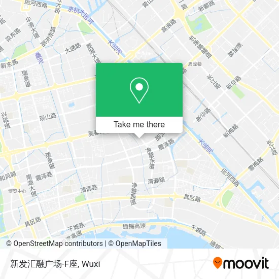 新发汇融广场-F座 map