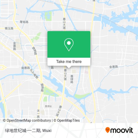 绿地世纪城-一二期 map