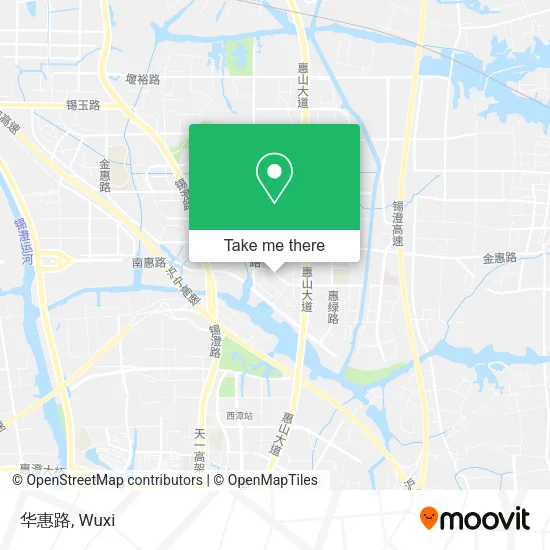 华惠路 map