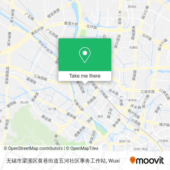 无锡市梁溪区黄巷街道五河社区事务工作站 map