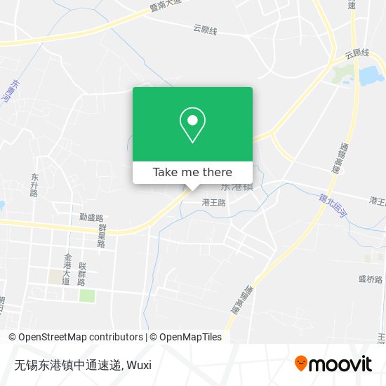 无锡东港镇中通速递 map