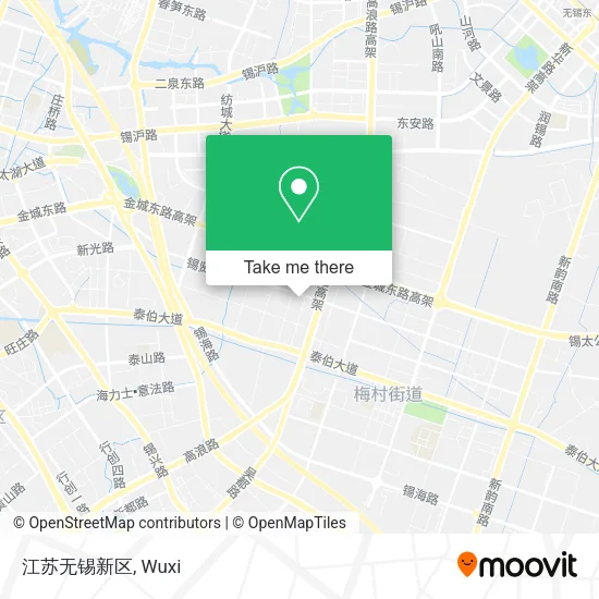 江苏无锡新区 map