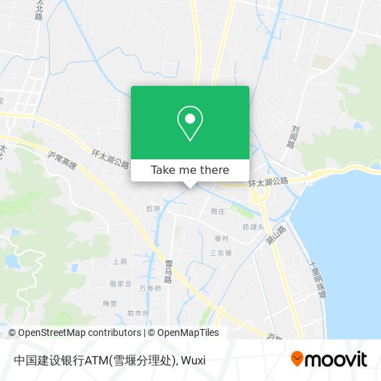 中国建设银行ATM(雪堰分理处) map