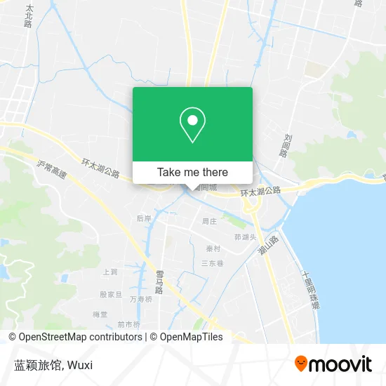 蓝颖旅馆 map
