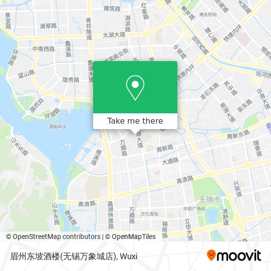 眉州东坡酒楼(无锡万象城店) map