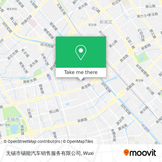 无锡市锡能汽车销售服务有限公司 map
