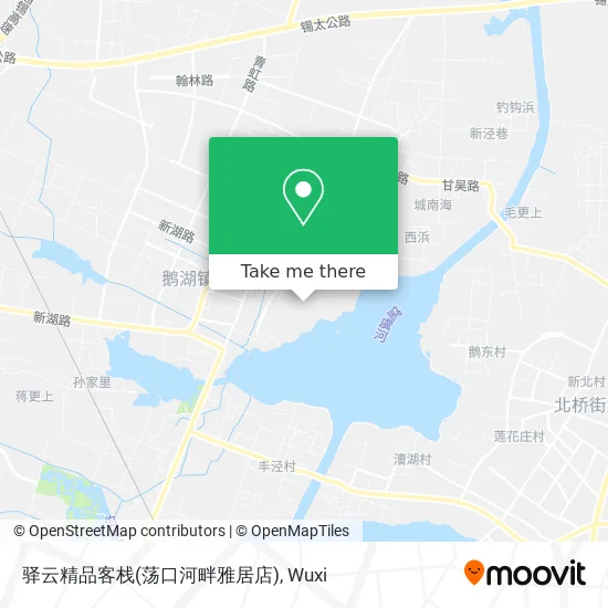 驿云精品客栈(荡口河畔雅居店) map