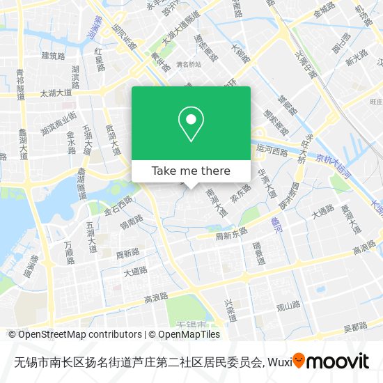 无锡市南长区扬名街道芦庄第二社区居民委员会 map