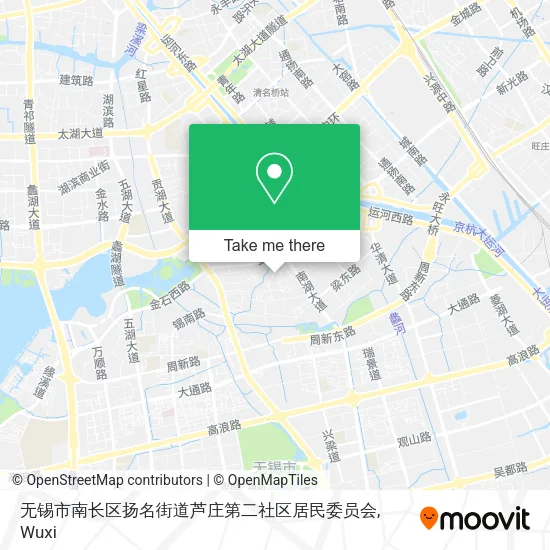 无锡市南长区扬名街道芦庄第二社区居民委员会 map