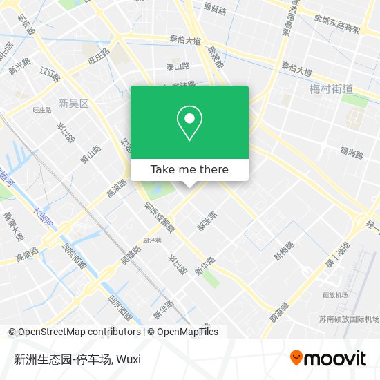 新洲生态园-停车场 map
