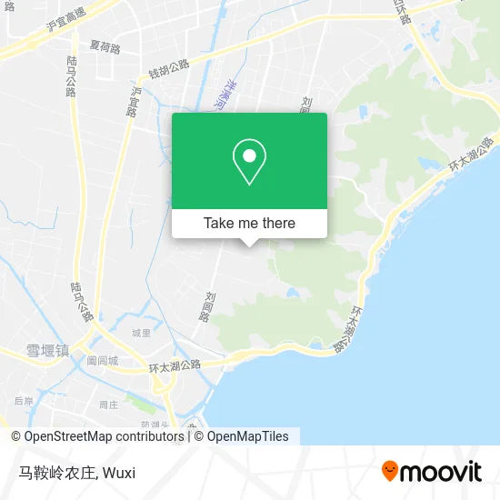 马鞍岭农庄 map
