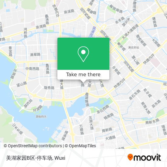 美湖家园B区-停车场 map