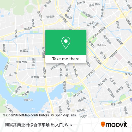 湖滨路商业街综合停车场-出入口 map