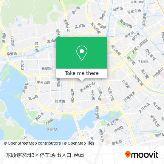 东顾巷家园B区停车场-出入口 map