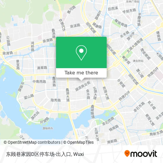 东顾巷家园D区停车场-出入口 map