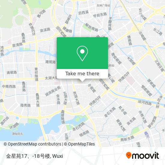 金星苑17、-18号楼 map