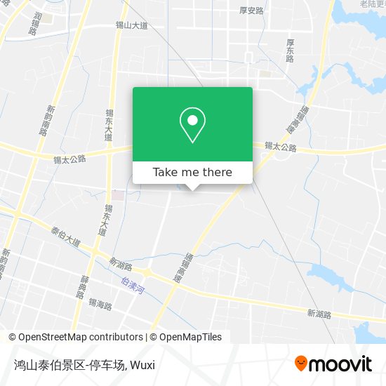 鸿山泰伯景区-停车场 map