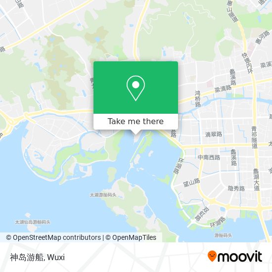 神岛游船 map