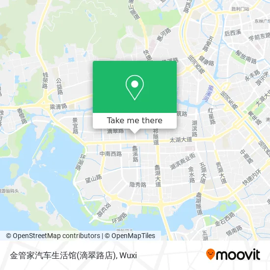 金管家汽车生活馆(滴翠路店) map
