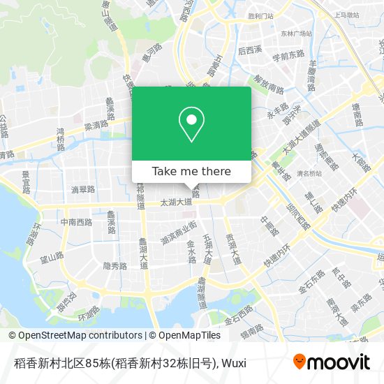 稻香新村北区85栋(稻香新村32栋旧号) map