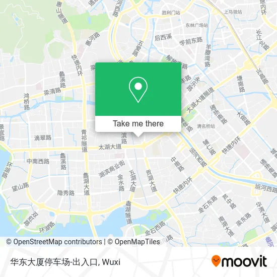 华东大厦停车场-出入口 map