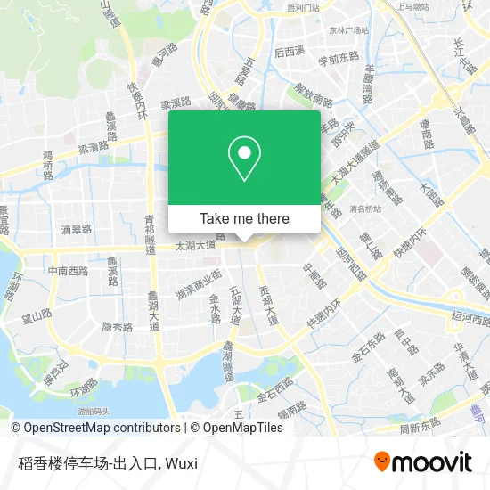 稻香楼停车场-出入口 map