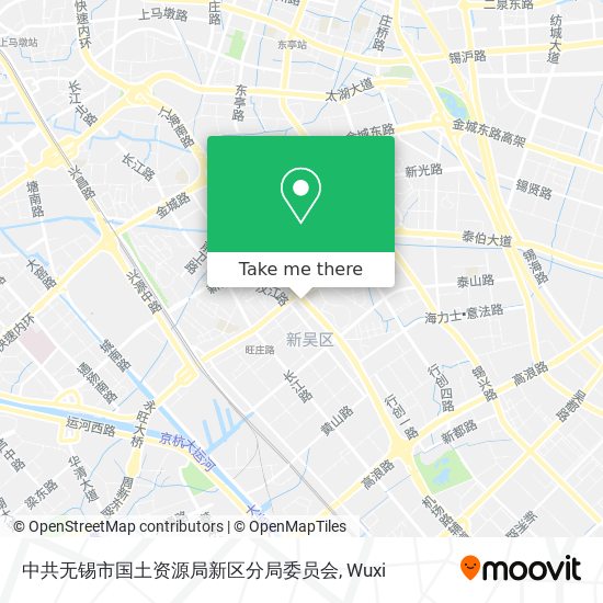 中共无锡市国土资源局新区分局委员会 map