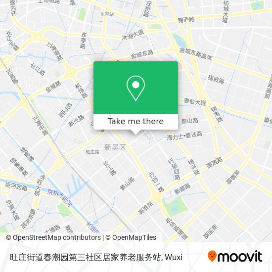 旺庄街道春潮园第三社区居家养老服务站 map